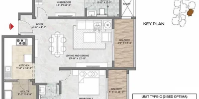 Prestige Suncrest Apartments Floor plan