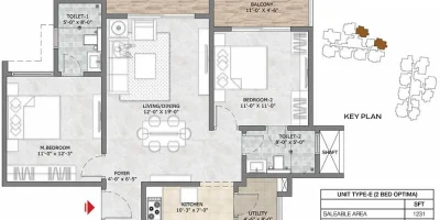 Prestige Suncrest Apartments Floor plan
