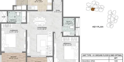 Prestige Suncrest Apartments Floor plan