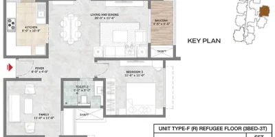 Prestige Suncrest Apartments Floor plan