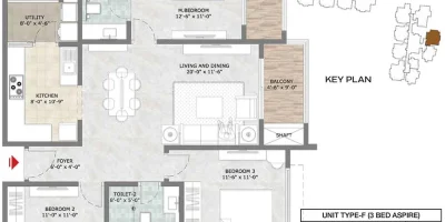 Prestige Suncrest Apartments Floor plan