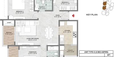 Prestige Suncrest Apartments Floor plan