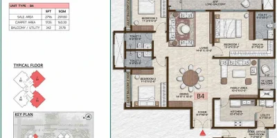 3BHK-Maid-2796-Prestige-Pine-Forest-Whitefield