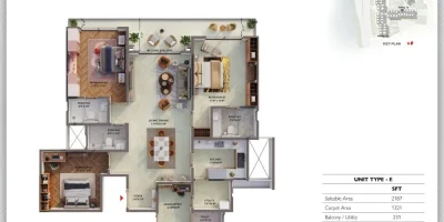 Prestige Raintree Park Floor plan