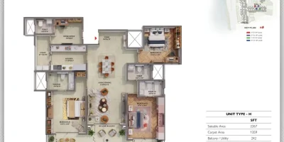 Prestige Raintree Park Floor plan