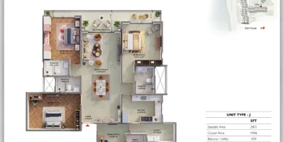 Prestige Raintree Park Floor plan
