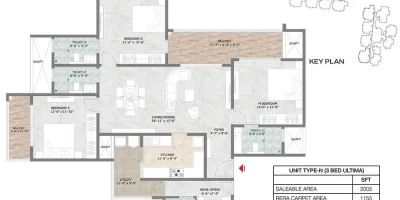 3BHK-Ultima-2005-Prestige-Suncrest-Apartments