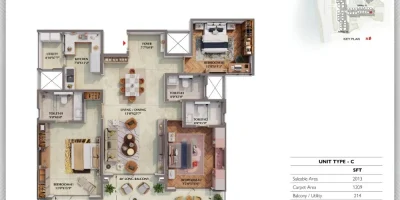 Prestige Raintree Park Floor plan