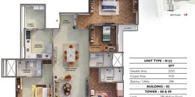 Prestige Raintree Park Floor plan