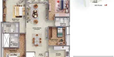 Prestige Raintree Park Floor plan
