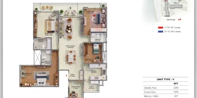Prestige Raintree Park Floor plan